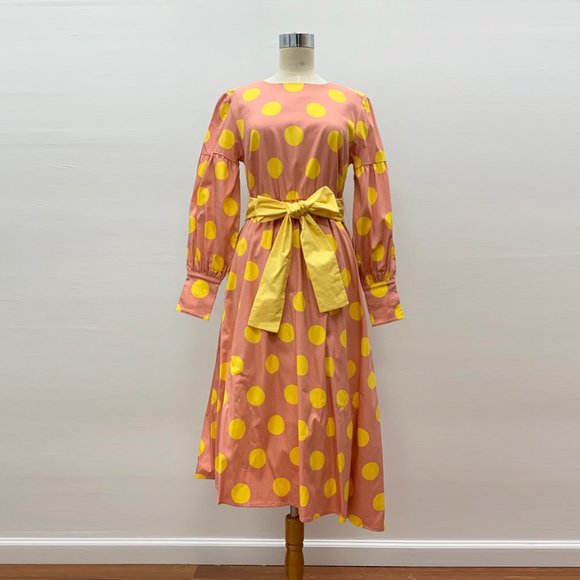 Polka Dot Woven Dress (Dot & Stripe) - Picture 2 of 5